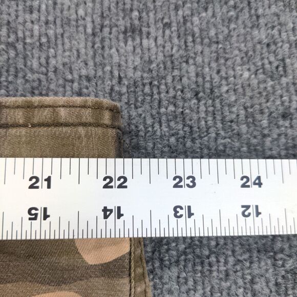 Old Mill Mens Camo Cargo Shorts Green Size 42 Cotton Pockets - Picture 4 of 10